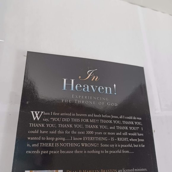 In Heaven -Experiencing The Throne Of God -Paperback -Testimony Of Dean Braxton - Picture 3 of 8
